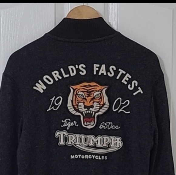 Lucky Brand Other - Triumph Motorcycle Knit Jacket